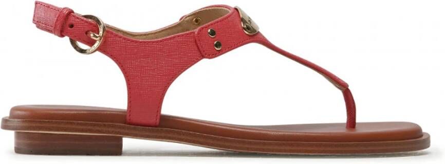 Michael Kors Sandalen van bord string , Rood, Dames