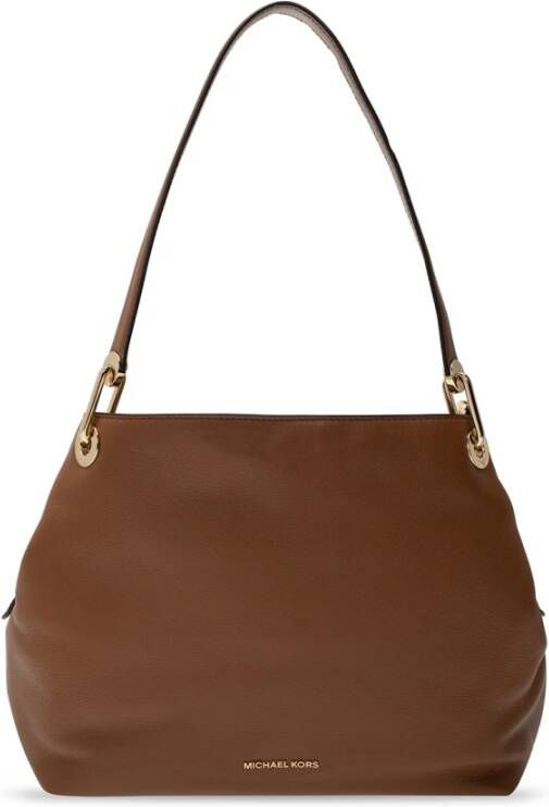 Michael Kors Handtas Raven Large Shoulder Tote Bruin