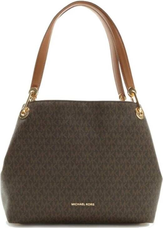 Michael Kors-Handtassen-Raven Large Shoulder Tote-Bruin