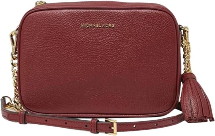 Michael Kors Crossbodytas Jet Set Medium Camera Bag Rood