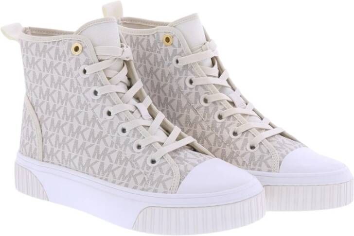 Michael Kors Gertie High Top Sneakers , Beige, Dames