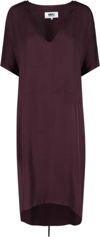 MM6 Maison Margiela Casual kleedjes Paars Dames