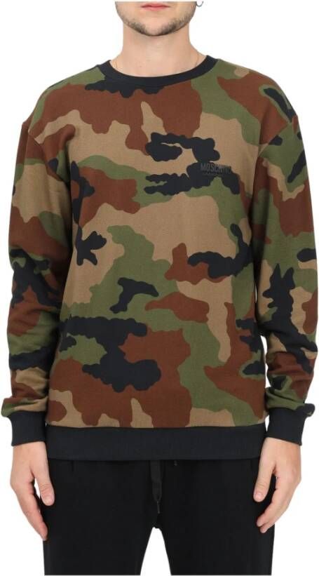 Moschino Truien met ronde hals , Groen, Heren
