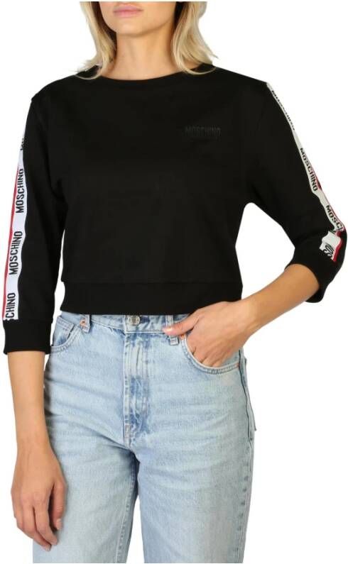 Moschino Hoodies & Sweatvesten Zwart Dames
