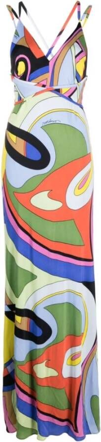 Moschino Maxi kleedjes Oranje Dames