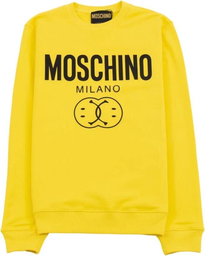 Moschino Truien & Vesten Geel Heren