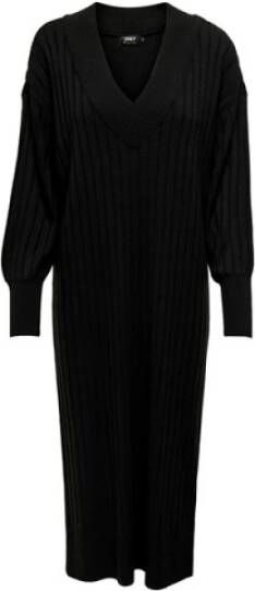 Only Tricotjurk ONLNEW TESSA L/S MIDI V DRESS
