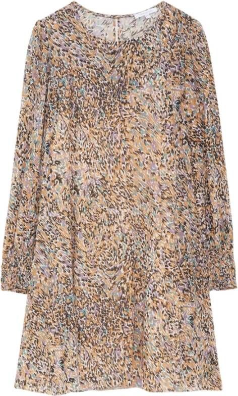 PATRIZIA PEPE Casual kleedjes Beige Dames