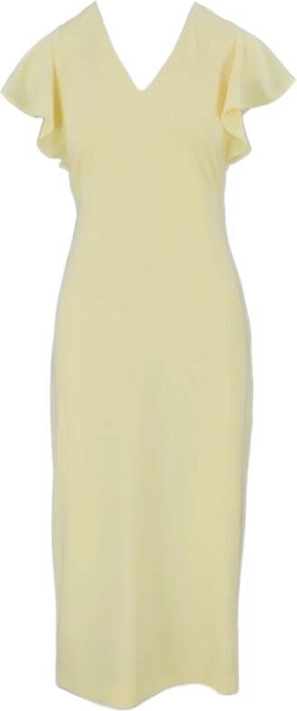 PATRIZIA PEPE Casual kleedjes Geel Dames