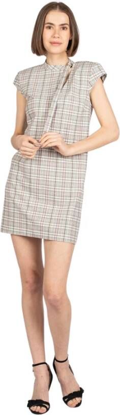 PATRIZIA PEPE Casual kleedjes Grijs Dames