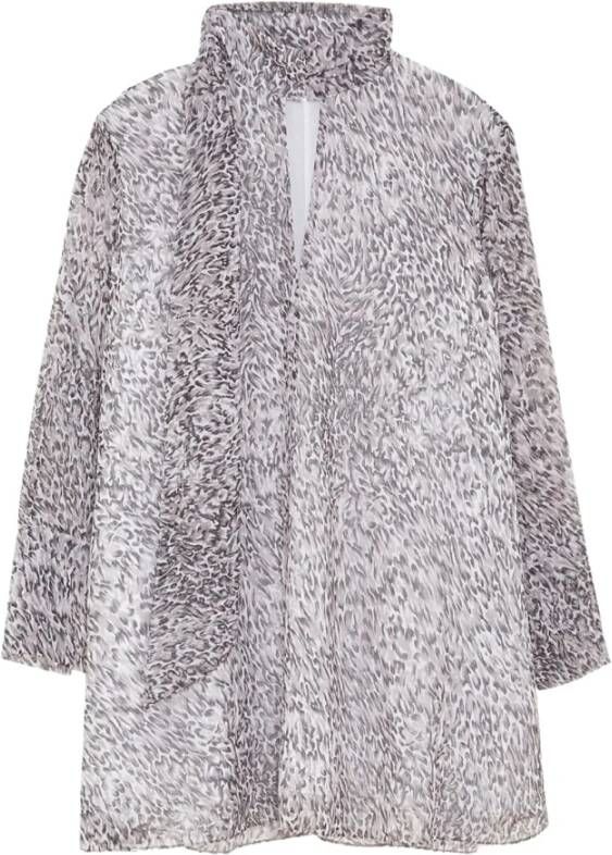 PATRIZIA PEPE Casual kleedjes Grijs Dames