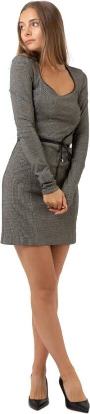 PATRIZIA PEPE Casual kleedjes Grijs Dames
