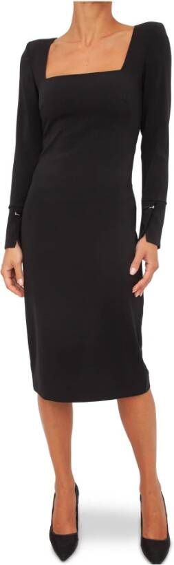 PATRIZIA PEPE Casual kleedjes Zwart Dames