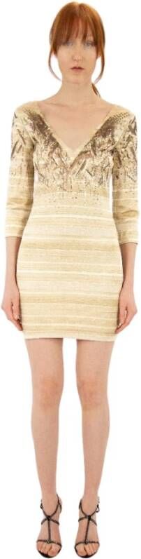 PATRIZIA PEPE Feestjurk voor gelegenheid , Beige, Dames