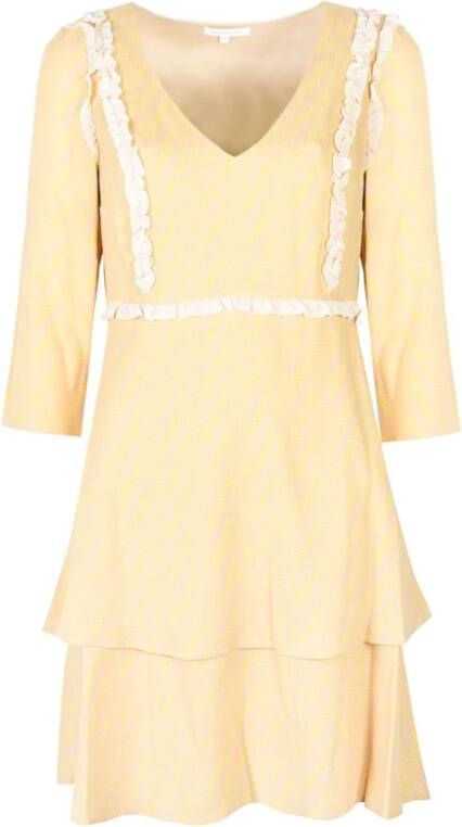 PATRIZIA PEPE Gelegenheid Dres , Geel, Dames
