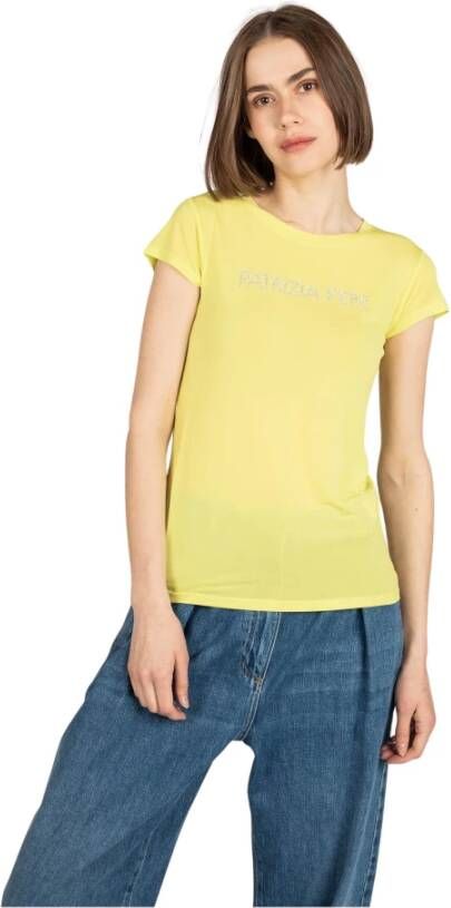 PATRIZIA PEPE T shirts Geel Dames