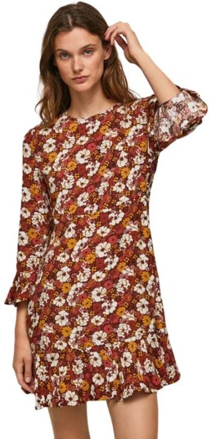 Pepe Jeans Zomerkleedjes Oranje Dames