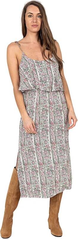 Pepe Jeans Jurk met smalle bandjes en elastische taille