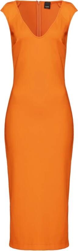 pinko Casual kleedjes Oranje Dames