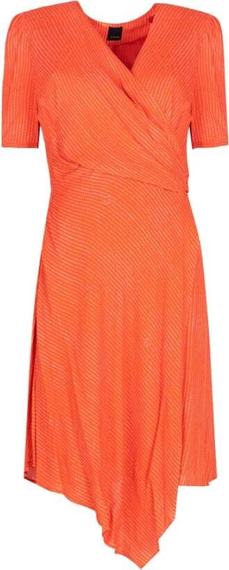 pinko Casual kleedjes Oranje Dames