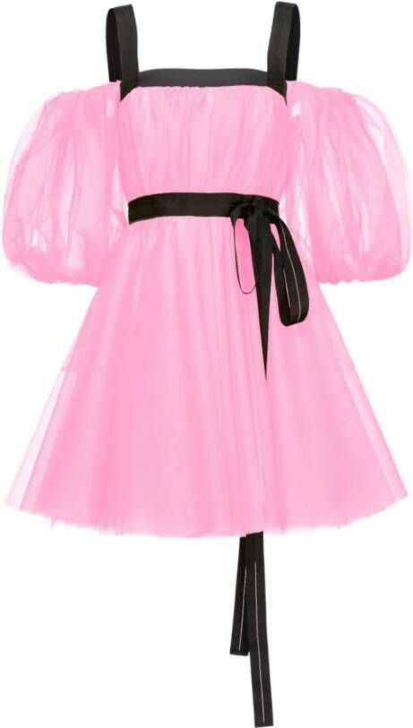 pinko Pitaya tule jurken , Roze, Dames