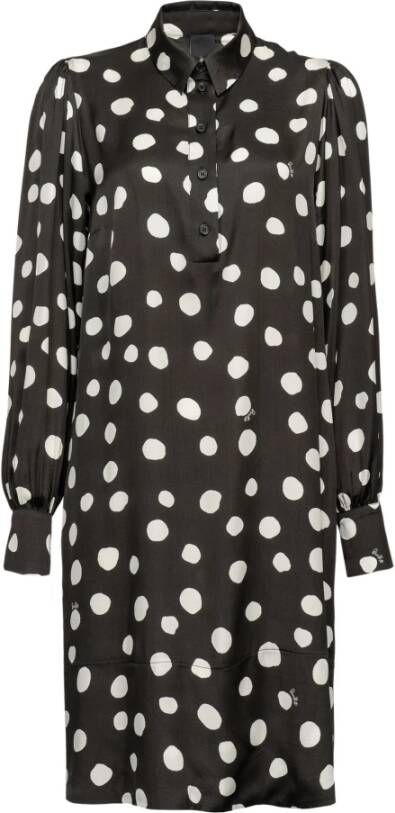 pinko MIDI jurk Miinto 8E5B632F2F97A02E3E44 , Zwart, Dames
