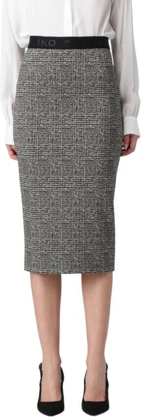 pinko Midirokken Grijs Dames