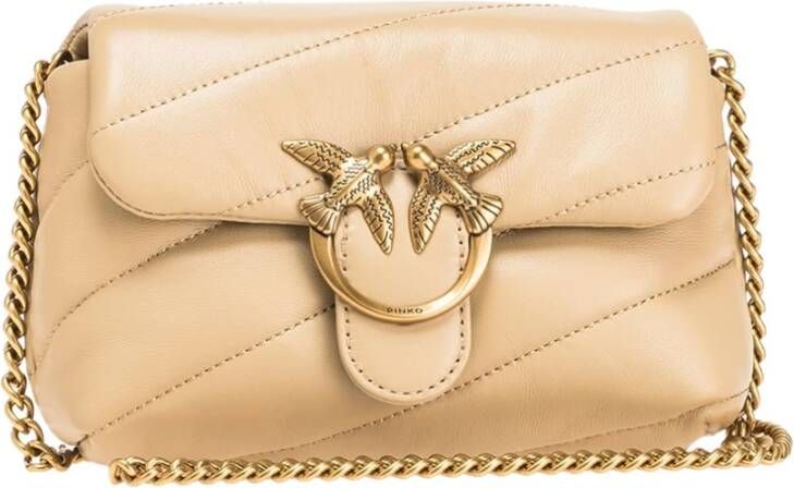 Pinko Beige Schoudertas Love Baby Puff C Sheep
