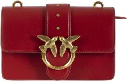 pinko Mini Love Bag pictogram eenvoudig , Rood, Dames