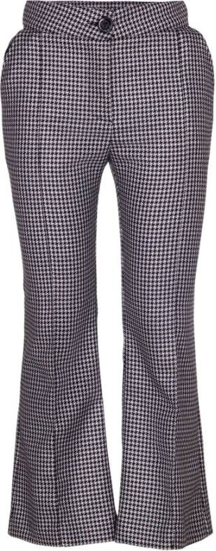 pinko Wijde Broeken Grijs Dames