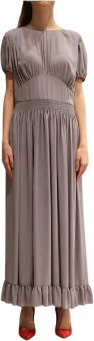 RED Valentino Maxi kleedjes Grijs Dames
