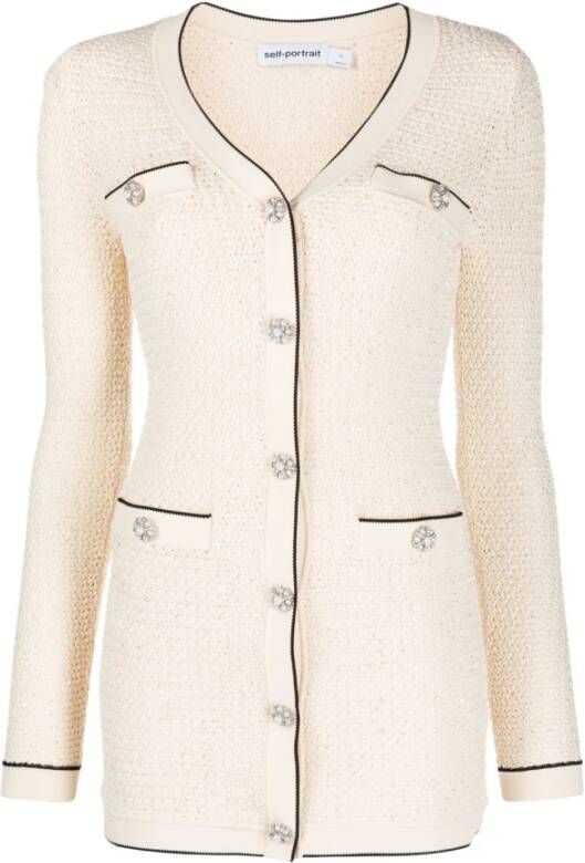 Self Portrait Casual kleedjes Beige Dames