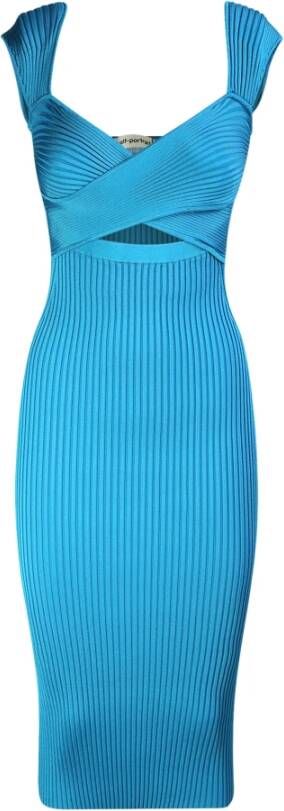 Self Portrait Casual kleedjes Blauw Dames