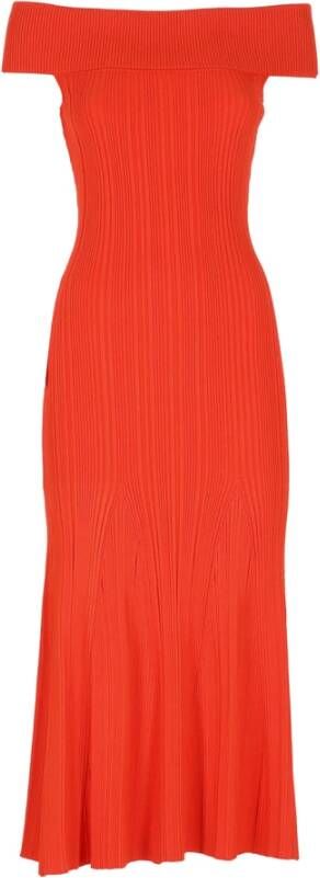 Self Portrait Casual kleedjes Oranje Dames