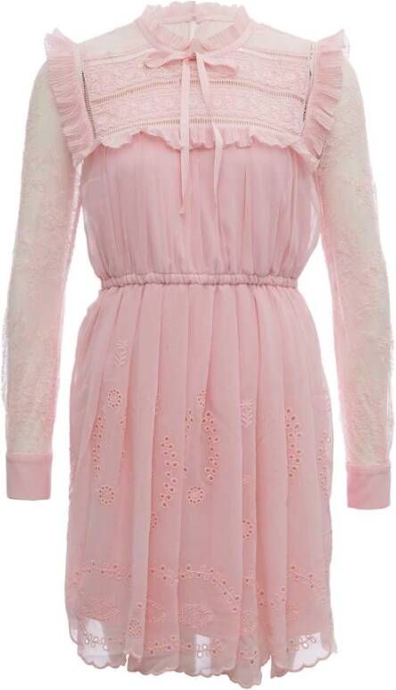 Self Portrait Casual kleedjes Roze Dames