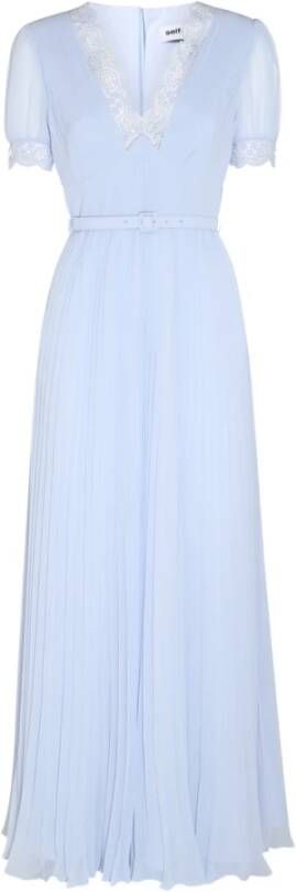 Self Portrait Maxi kleedjes Blauw Dames