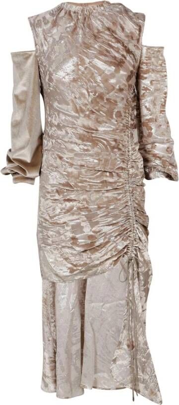 Self Portrait Maxi kleedjes Grijs Dames