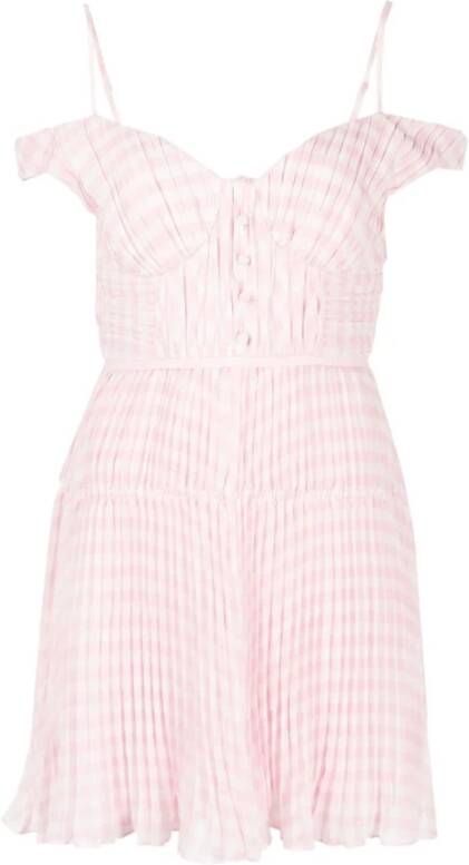 Self Portrait Zomerkleedjes Roze Dames