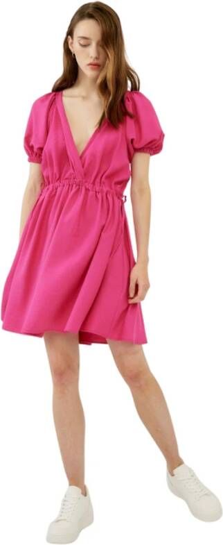 Silvian Heach Short dress with full skirt , Roze, Dames