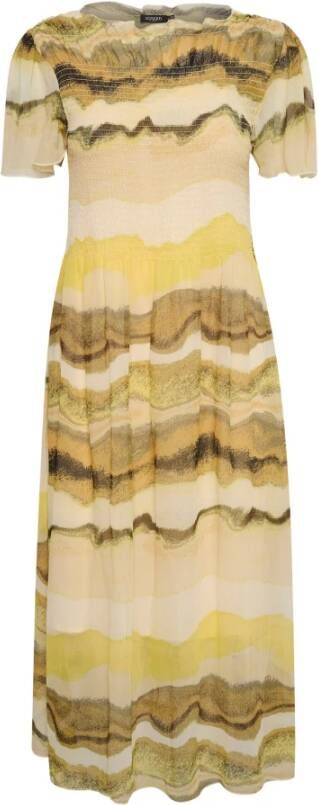 Soaked in Luxury Casual kleedjes Geel Dames