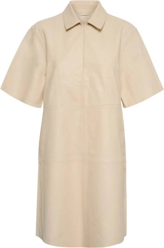 Soaked in Luxury Shirt Dresses , Beige, Dames