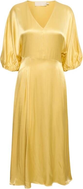 Soaked in Luxury Maxi kleedjes Geel Dames