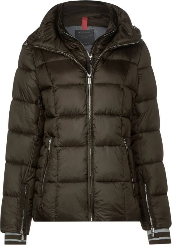 Street One Gewatteerde Jassen Groen Dames