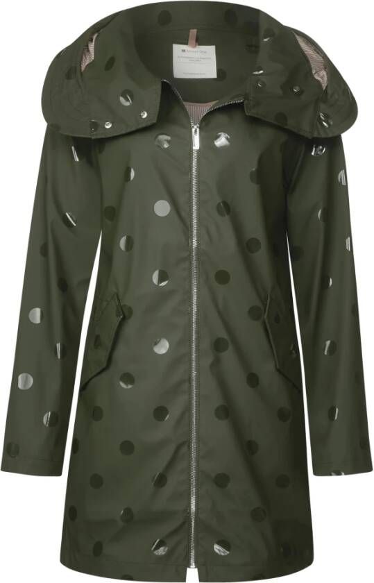 Street One Regenjassen Groen Dames