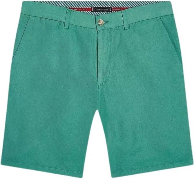 Tommy Hilfiger Bermuda Essential Mw17939 , Groen, Heren