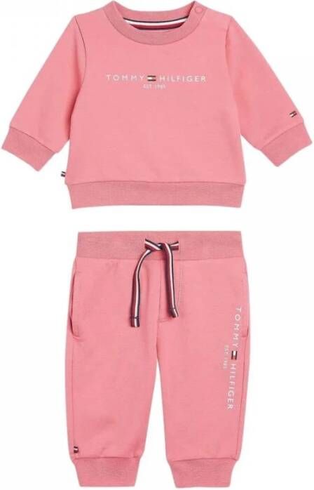 Tommy Hilfiger Essential babyset met sweater en joggingbroek 2 delig