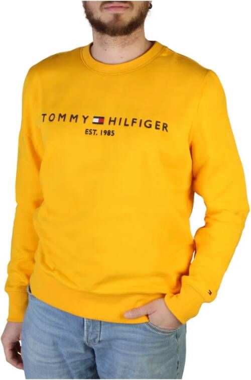 Tommy Hilfiger Truien & Vesten Geel Heren