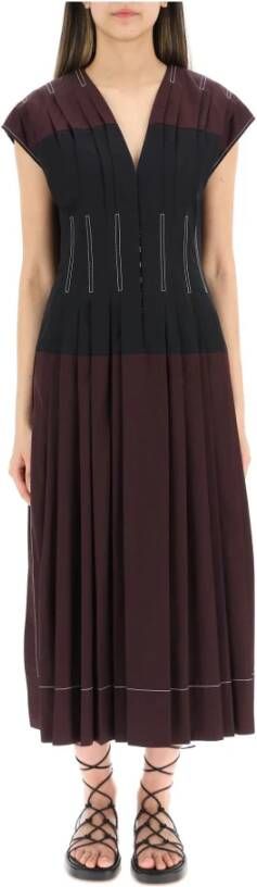 TORY BURCH Casual kleedjes Bruin Dames