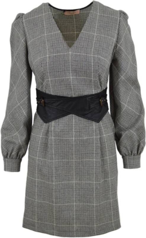 Twinset Casual kleedjes Grijs Dames