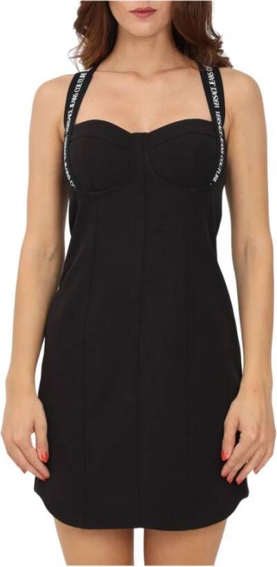 Versace Jeans Couture Gemonteerde kruisbanden , Zwart, Dames